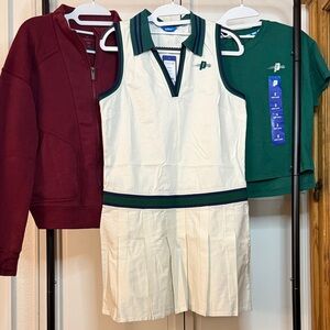 BNWT Prince Pickleball Bundle dress and tee plus free Jacket Size Small